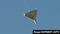 Dron iznad Kijeva, koji je Rusija koristila u napadima na ukrajinsku prijestolnicu 17. oktobra, Ukrajina i zemlje Zapada tvrde da je iranske proizvodnje.