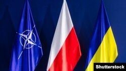 Zastave NATO, Poljske i Ukrajine