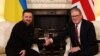 Президентът на Украйна Володимир Зеленски и премиерът на Великобритания Киър Стармър