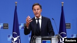 Generalni sekretar NATO-a Mark Rutte u sjedištu alijanse u Briselu, 1. 10. 2024.