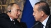 Владимир Путин и Реджеп Эрдоган во время переговоров в Анкаре, декабрь 2012 года