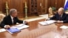 Рустам Минниханов на встрече с Владимиром Путиным. 3 марта 2025 года