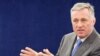 Чех премьер-министри Мирек Топаленек Страсбургда Европарламенттин депуттары алдында сөз сүйлөдү, 25-март 