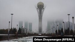 Temperatures have fallen as low as minus 40 degrees centigrade in parts of Kazakhstan (file photo).