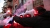 «Погром» у приміщенні «Росспівробітництва» в Києві (відео)