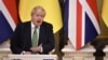 Boris Džonson na konferenciji za medije u Kijevu (1. februar 2022)