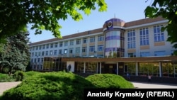 Главный корпус ТНУ им. Вернадского в аннексированном Крыму, который после оккупации называется «Крымский федеральный университет»