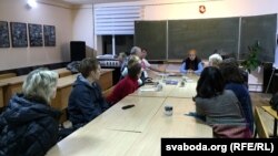 На сустрэчы са Сьвятланай Далговай у грамадзкім цэнтры «Кола» ў Магілёве