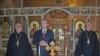 Президент України Віктор Ющенко в соборі Святої Софії в Римі, 9 жовтня 2008 р.