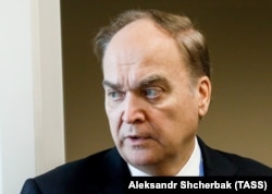 Russian Ambassador to the United States Anatoly Antonov is one of the people on the sanctions list. (file photo)