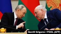 Володимир Путін та Олександр Лукашенко