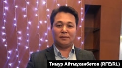 RFE/RL correspondent Orken Zhoyamergen was one of those detained. (file photo)