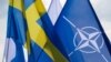 Zastave Švedske i NATO, ilustrativna fotografija
