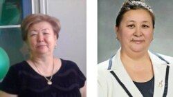 Гүлнара Туташева жана Элнура Музаева.