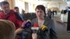 Тацяна Караткевіч, прэсавая канфэрэнцыя па выніках выбараў. Менск, 12 кастрычніка 2015 году