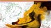 Извержение вулкана в Исландии. Схема, выполненная на основании спутникового снимка, распространена Норвежским метеорологическим институтом