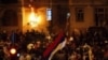 Protesters storm the U.S. Embassy in Belgrade in February 2008