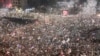 Протест во Белград на плоштадот Славија, на повик на студентите во блокада, 15 март 2025 година
