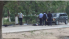 An image from social media purporting to show dead bodies after a shoot-out in Aqtobe on June 5.