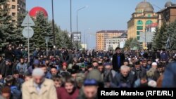 Акция протеста в Ингушетии