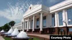 Здание Сената Олий Мажлиса (верхней палаты парламента) Узбекистана.