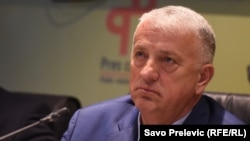 Montenegro -- Police inspector Zoran Lazovic, in Podgorica, July 31, 2019.