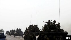 Российские солдаты в Южной Осетии