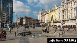 Povremene uvrede iz Hrvatske: Trg bana Jelačića u Zagrebu