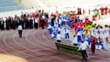 Aşgabatda Garaşsyzlyk güni mynasybetli geçiriljek dabaralara görülýän taýýarlyk çäresi (Arhiw suraty)