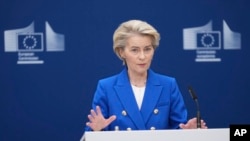 Ursula von der Leyen u obraćanju medijima u Briselu, 4. marta 2025.