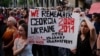 Під час акції протесту біля будівлі парламенту Грузії. Тбілісі, 22 червня 2019 року 