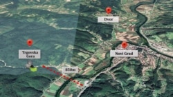 Trgovska gora udaljena je manje od tri kilometra od granice s BiH