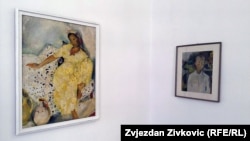 Krsmanović: Djela na crnom tržištu nije lako prodati (na fotografiji: sa izložbe djela Mice Todorović u Umjetničkoj galeriji BiH, 2015.)