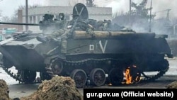 Знищена російська бронетехніка, фото ілюстративне