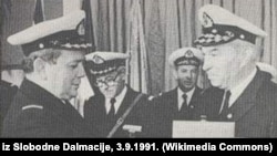 Vladimir Barović (lijevo), Split, 2. septembar 1989.