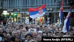 Građani na otkrivanju spomenika Gavrilu Principu