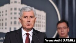 Dragan Čović na razgovoru sa Aleksandrom Vučićem, Beograd