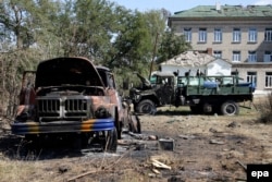 Знищена техніка українських військових в Іловайську (архівне фото)