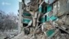 Aftermath of a Russian drone attack in Hlukhiv