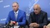 Слева направо: экологический прокурор Денис Чанба и заместитель прокурора Адамур Чедия 