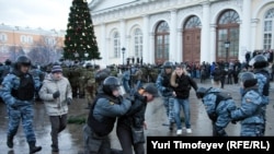 Մոսկվա, Մանեժնայա հրապարակ, 11-ը դեկտեմբերի, 2010թ.