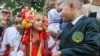  Святкування Дня знань в одній із шкіл Києва