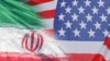Czech Republic -- U.S. and Iran flags, Prague, 04Aug2009 