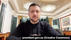 უკრაინის პრეზიდენტი ვოლოდიმირ ზელენსკი 