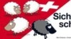 Постер Швейцарской народной партии, призывающий выдворять из страны осужденных иностранцев