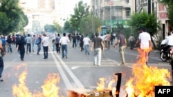 На улицах Тегерана. 19 июня 2009 г. 