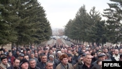 Անհատ տաքսու վարորդների հանրահավաքը Գյումրիում, 18-ը փետրվարի, 2010թ.