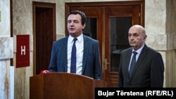 Ալբին Կուրտին և Իսա Մուստաֆան կոալիցիոն համաձայնագիր են կնքել, Պրիշտինա, 2 փետրվարի, 2020թ.