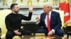 Predsednici Ukrajini i SAD, Voloddimir Zelenski i Donald Tramp, na sastanku u Ovalnoj kancelariji, 28. februar 2025.