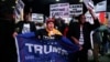 Иллюстративное фото. Митинг сторонников Трампа на Таймс-сквер, 8 ноября 2016 года